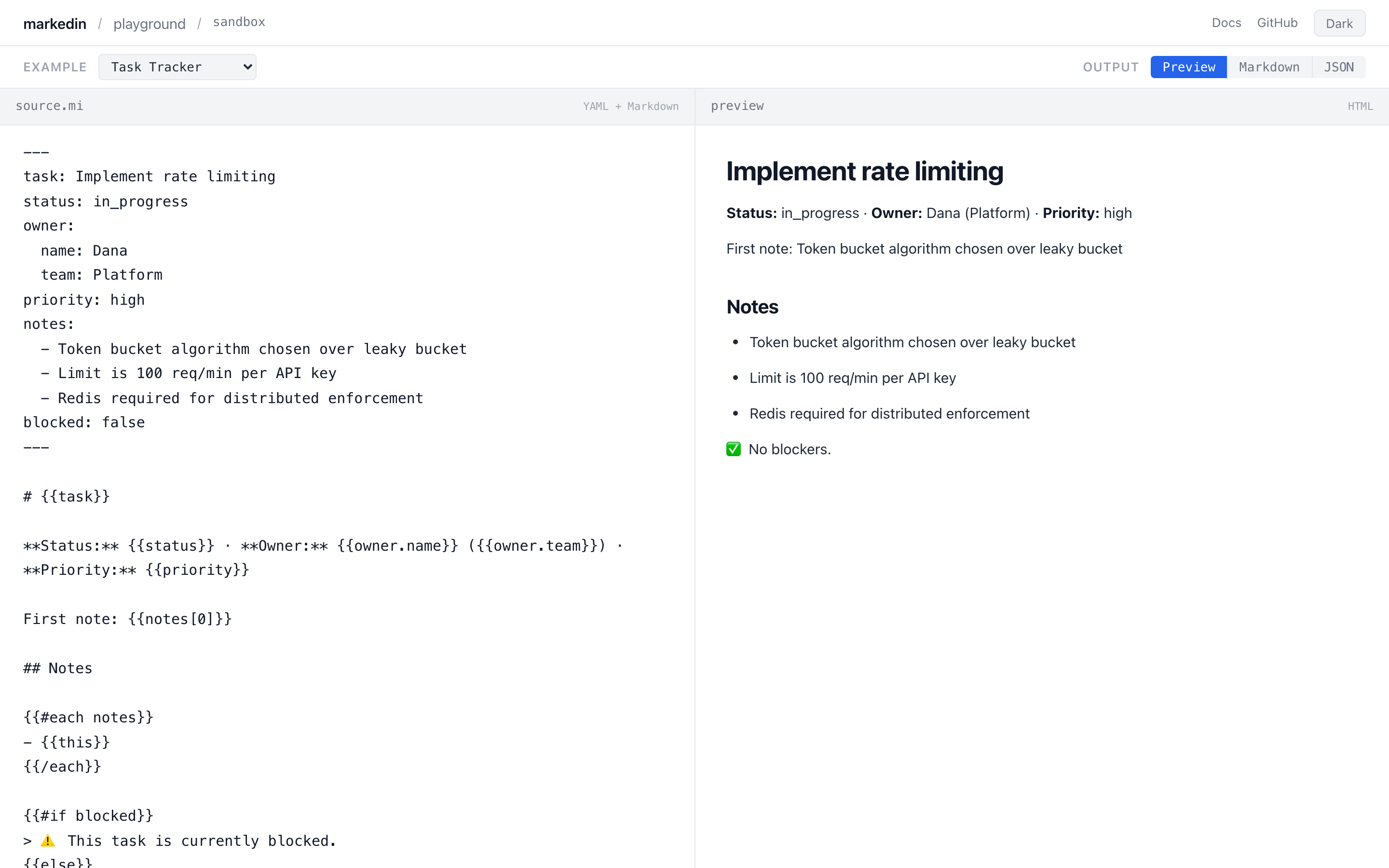 Sandbox editor